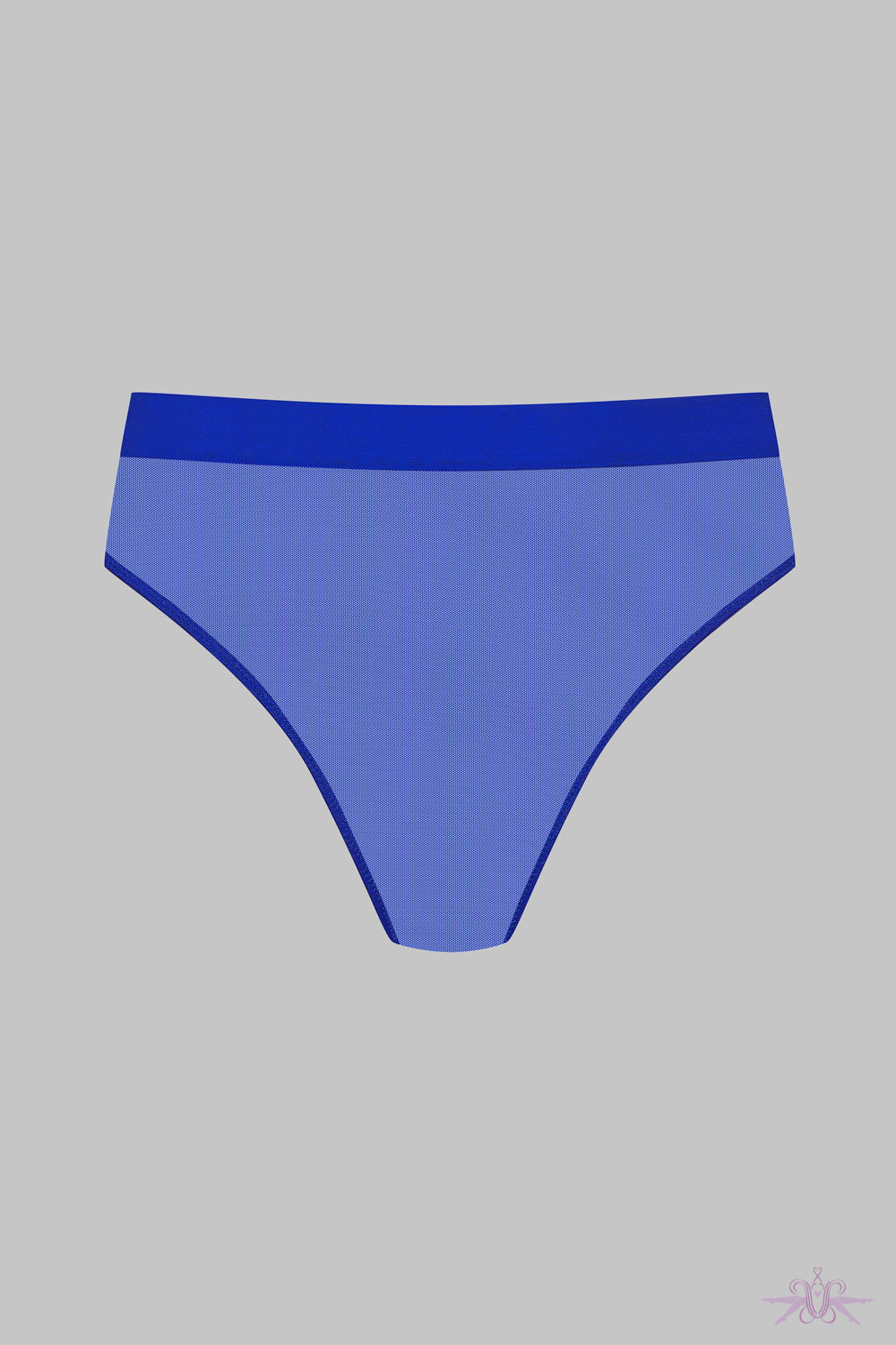 Maison Close Corps a Corps Blue High Thong