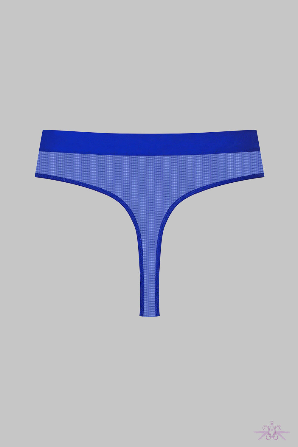 Maison Close Corps a Corps Blue High Thong