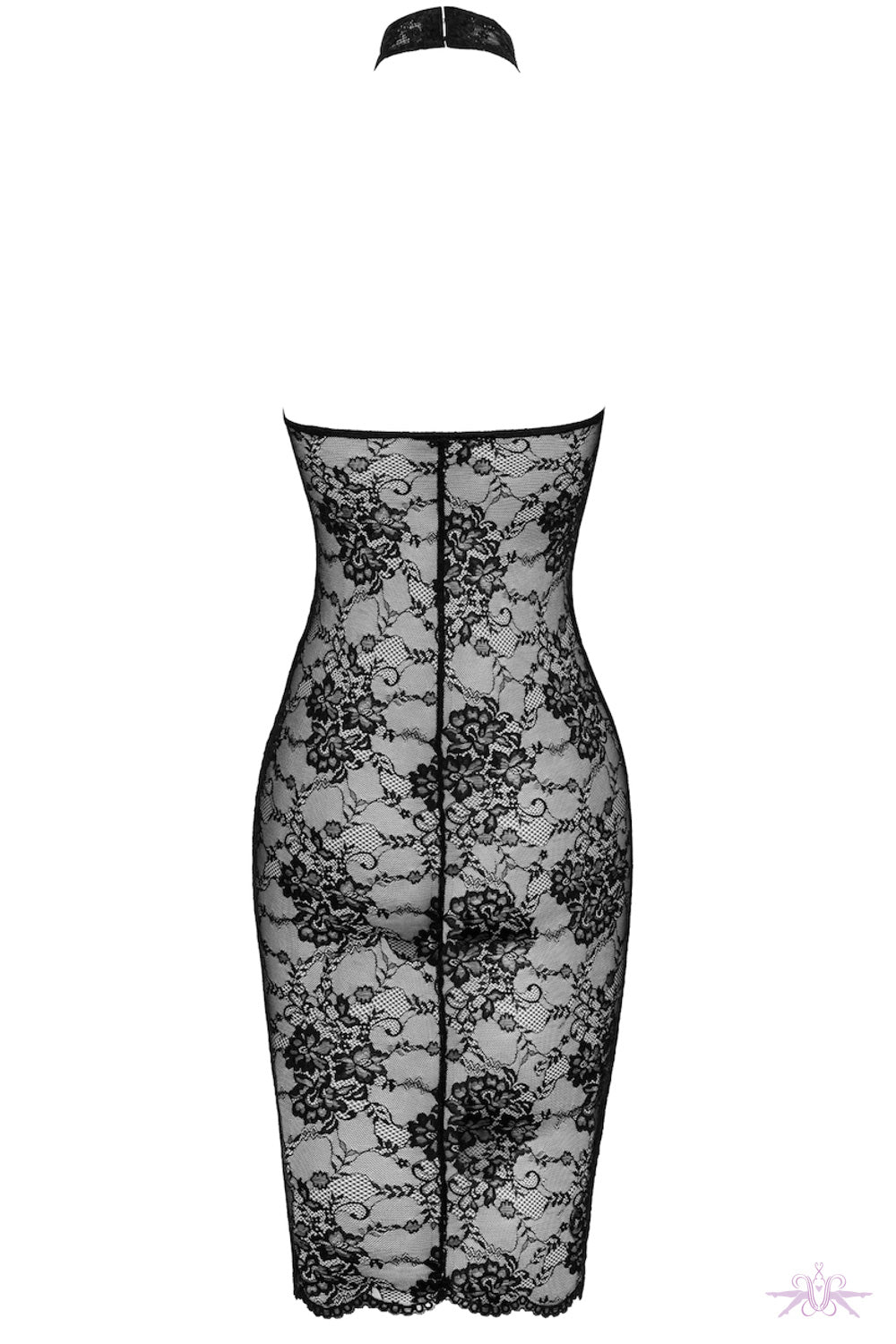 Noir Handmade Nocturne Lace Midi Dress