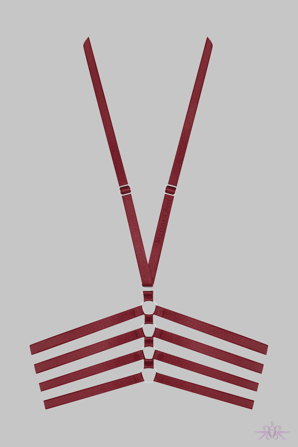 Maison Close Les Fetiches Burgundy Harness