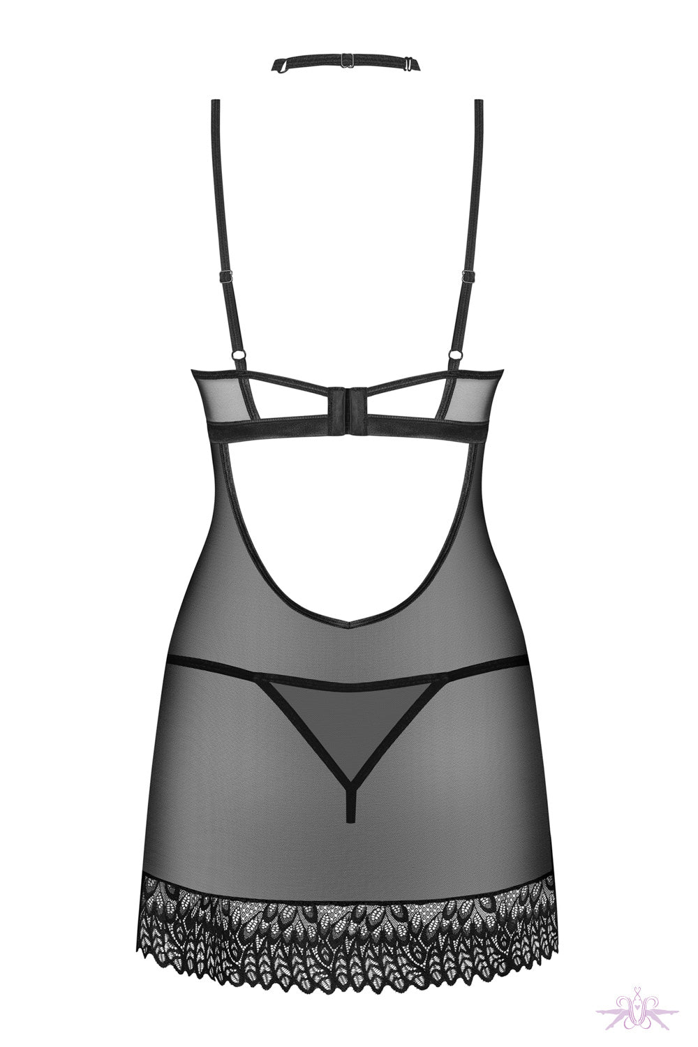 Obsessive Donarella Sheer Chemise and Choker