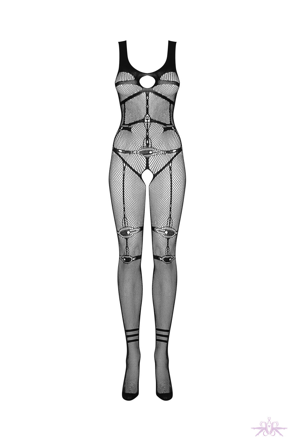 Obsessive Fishnet Harness Bodystocking