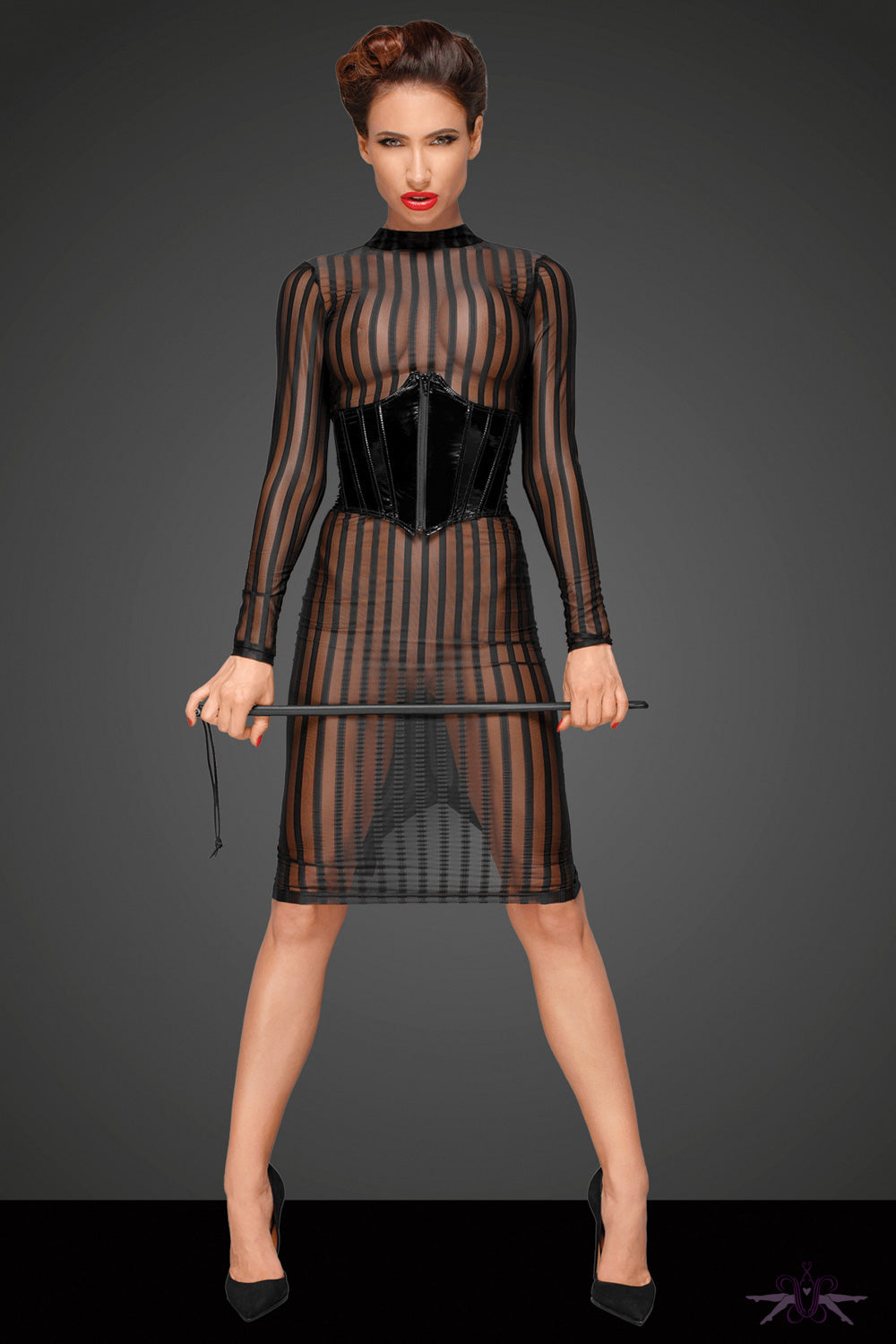Black Sheer Dress - Textured Applique Dress - 2-Pc Mini Dress - Lulus