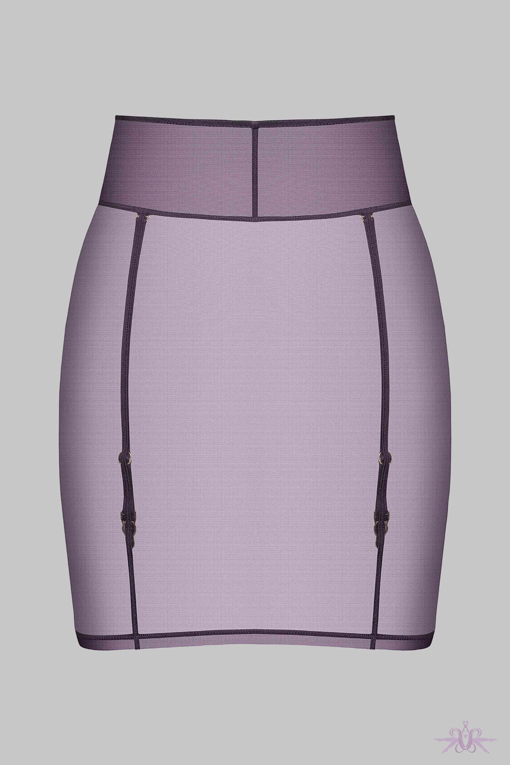 Maison Close L'Amoureuse Violet Orchid Suspender Skirt