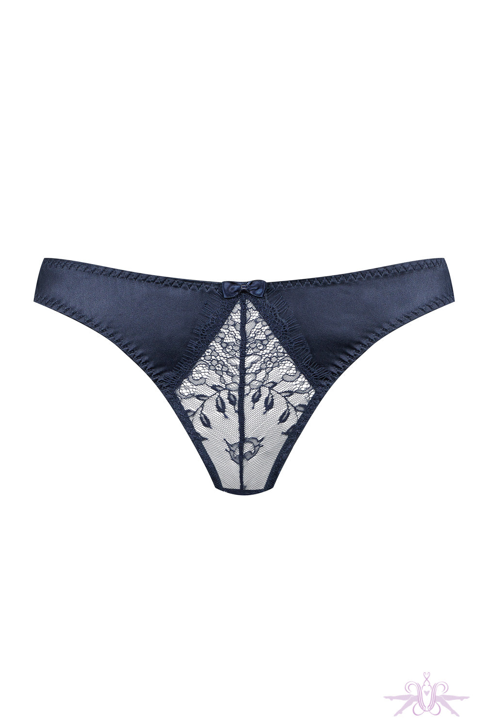 Maison Close Villa Satine Blue Thong Harness - Mayfair Stockings