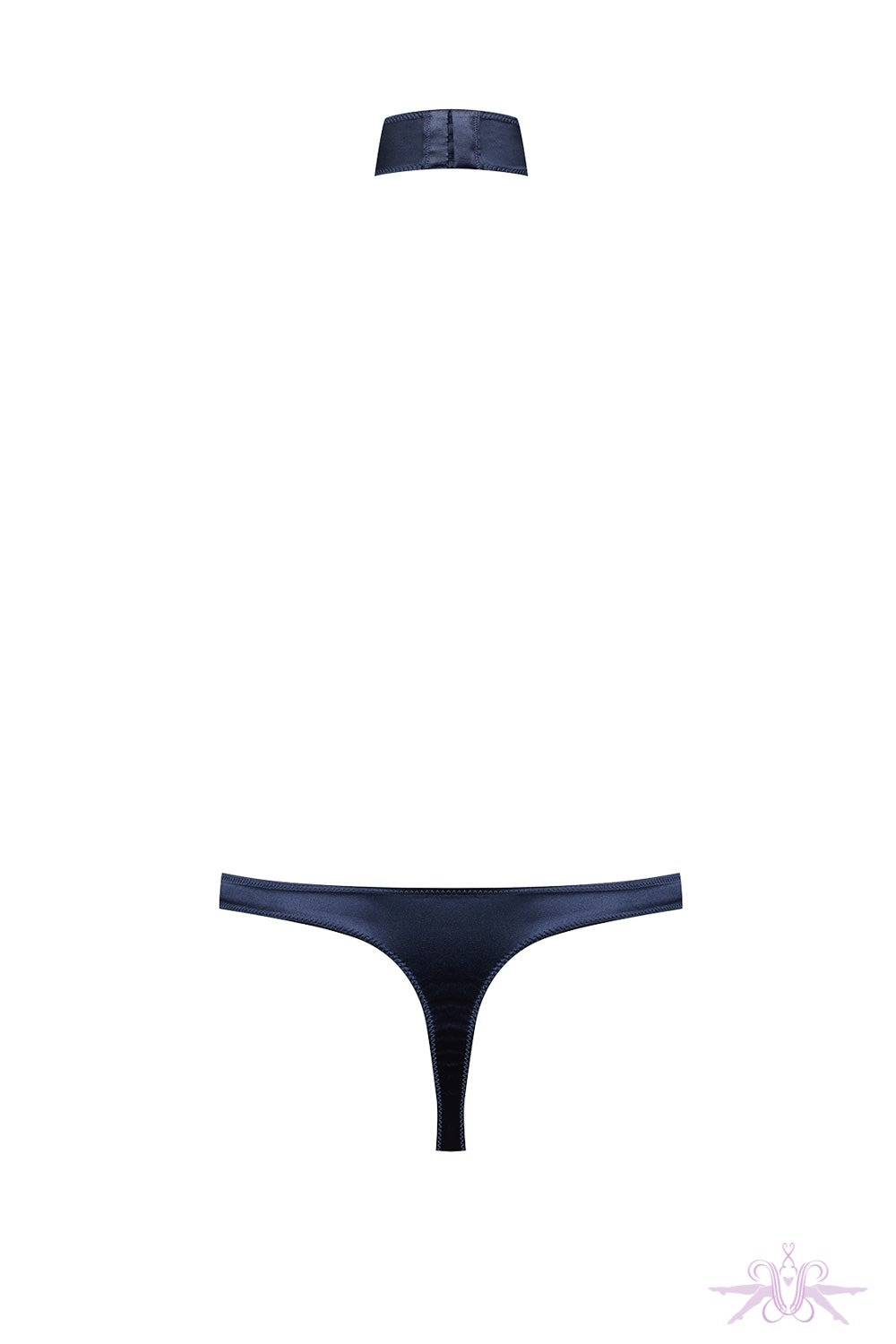 Maison Close Villa Satine Blue Thong Harness - Mayfair Stockings