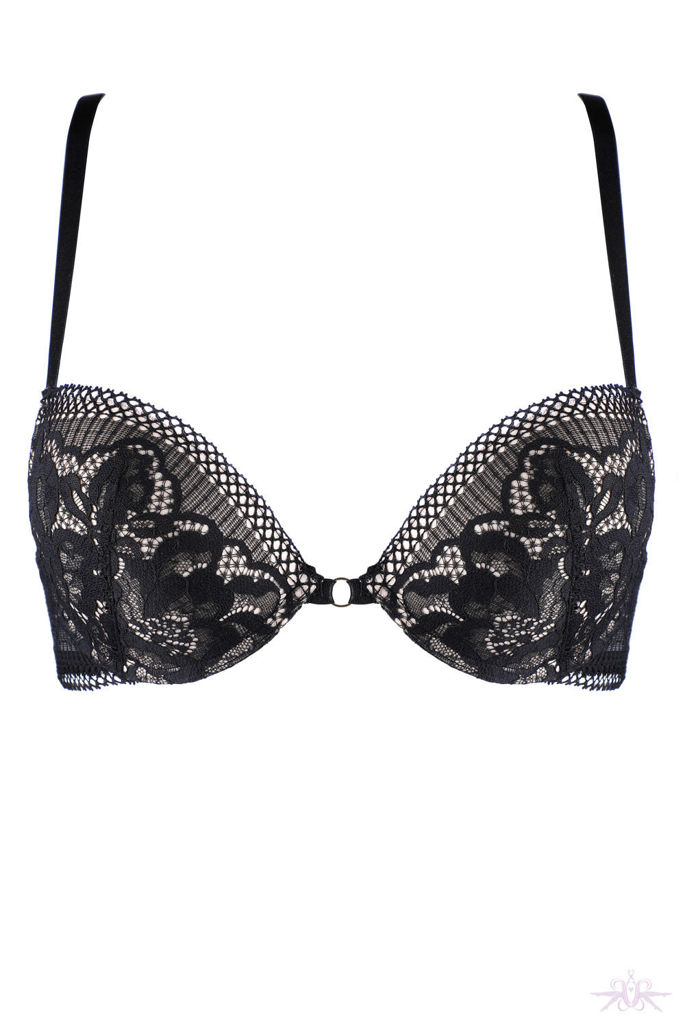 Jolidon Rock DJ Black Push Up Bra