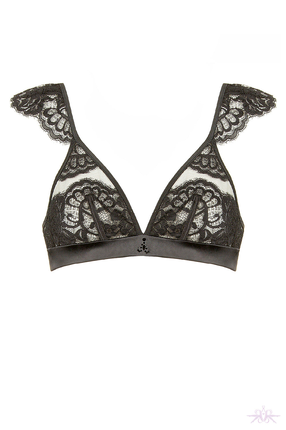 Prelude Marlene Black Triangle Bra